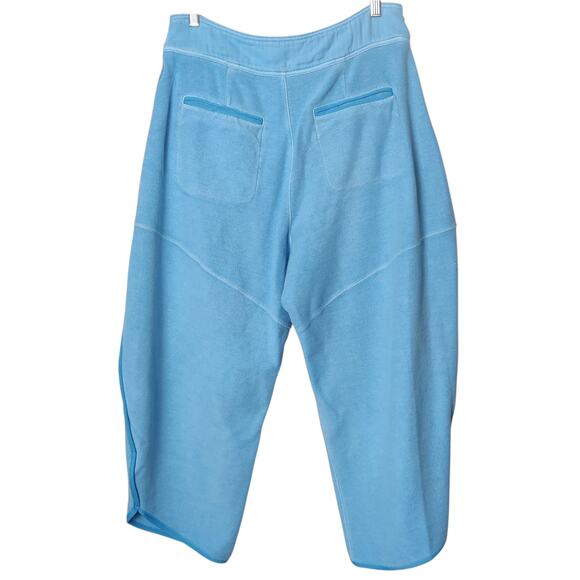 FP Movement Timko Oversized French Terry Baggy Barrel Leg Pants Medium Blue - Picture 6 of 16